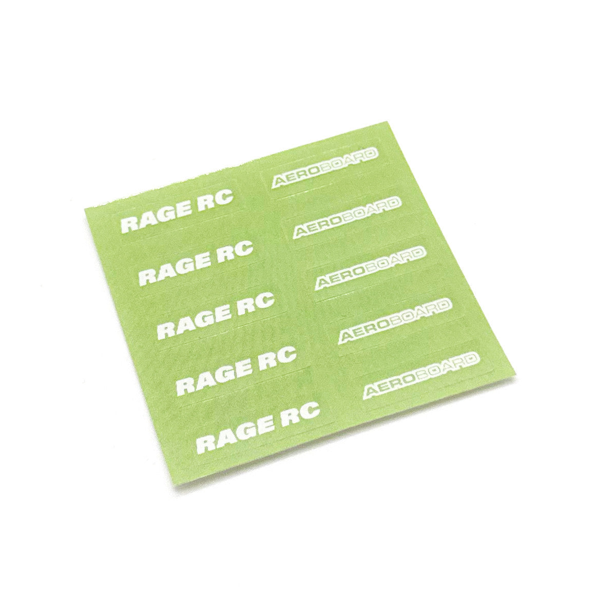 Image of Decal Sheet; AeroBoard Logos
