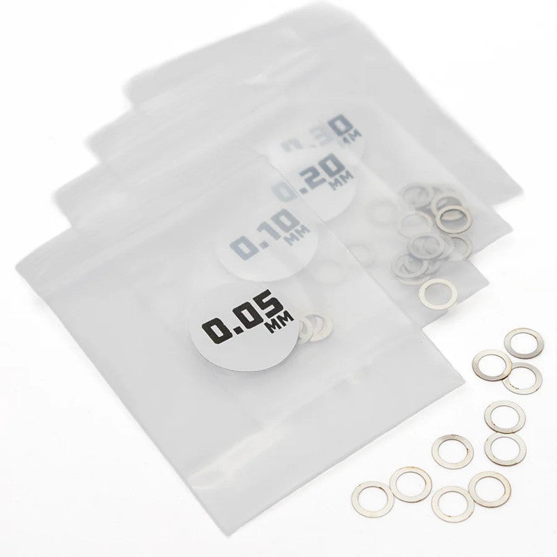 Image of MicroTune Shims - 5mm ID x 0.05, 0.10, 0.20, 0.30 - 10pcs