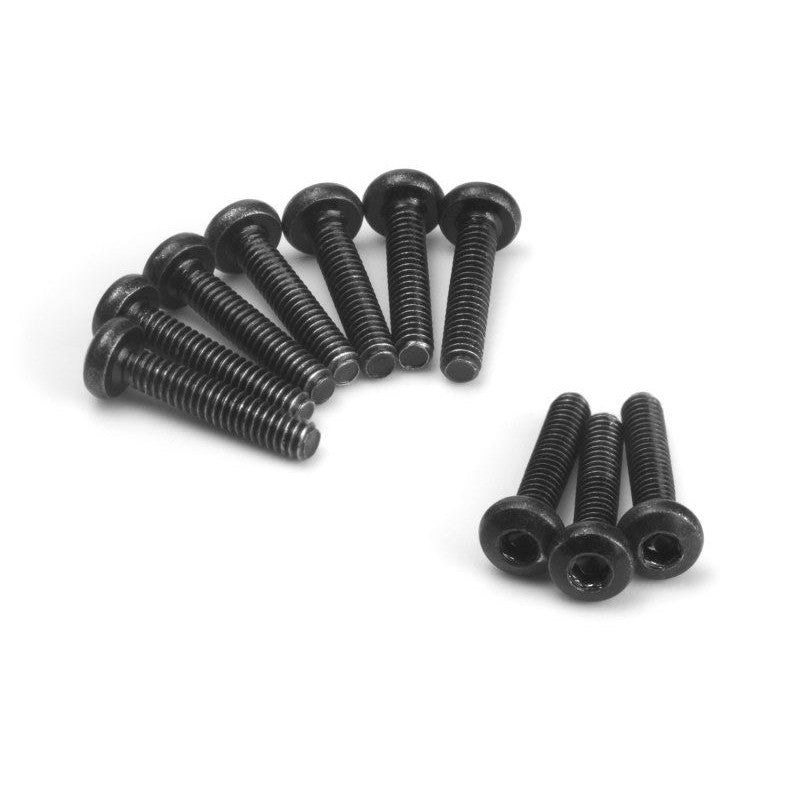 Image of Button Head Screw M2x10mm (Hex Socket/10pcs)