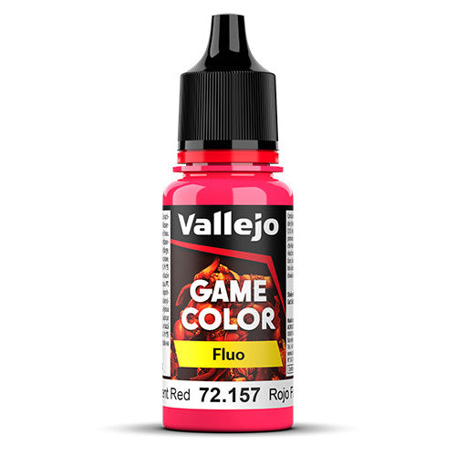 VALLEJO: GAME COLOR FLUORESCENT RED 18ML