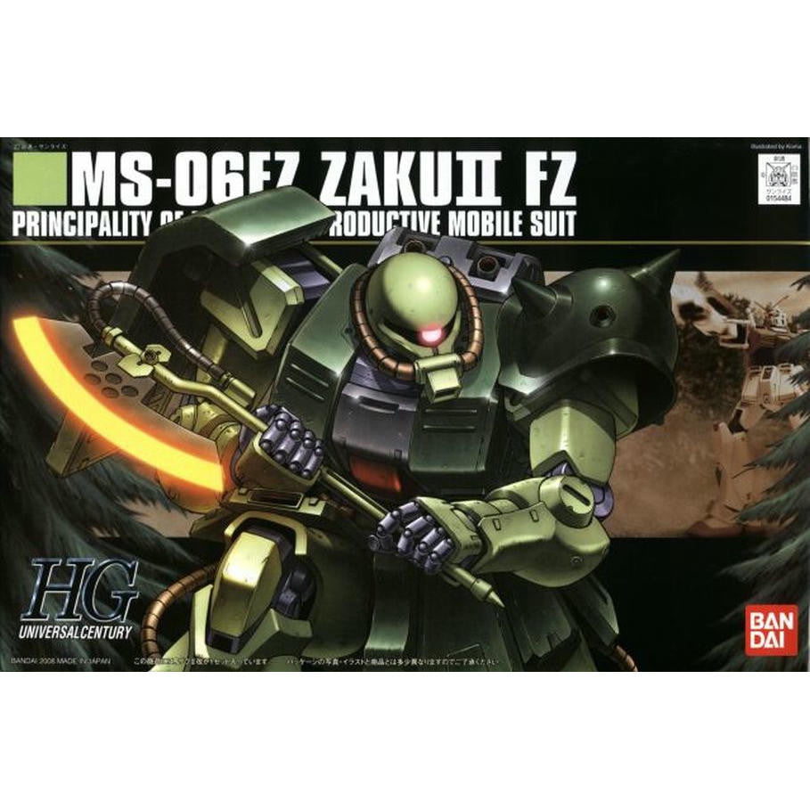 #87 MS-06F Zaku II FZ "Gundam 0080", Bandai HGUC