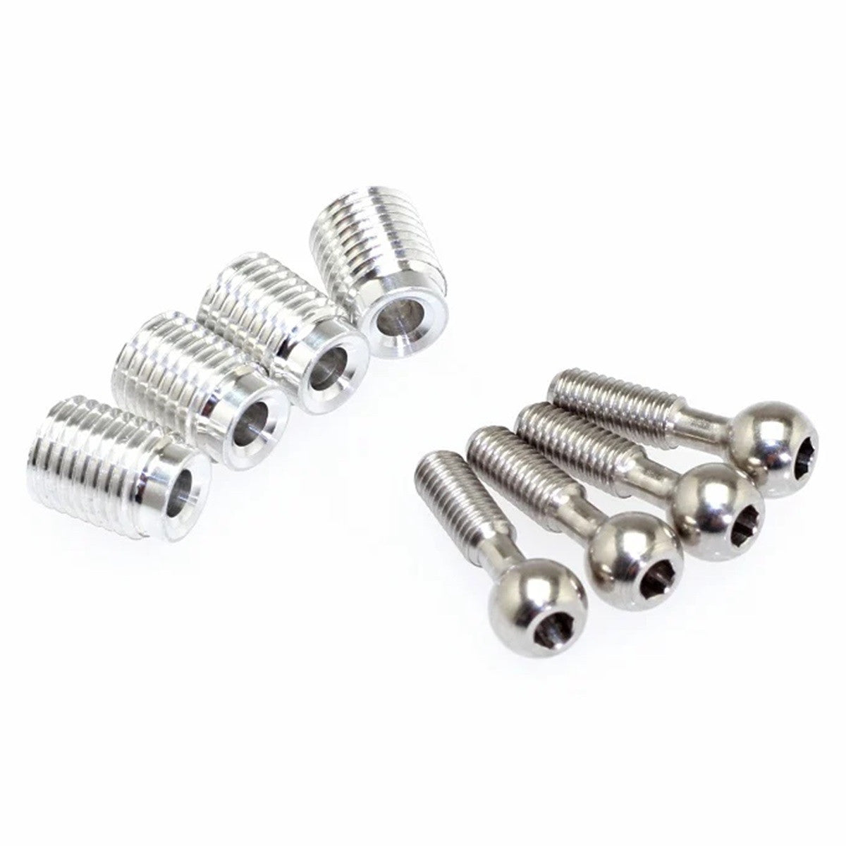 Image of Pivot Ball 5mm & Adjuster, 1/16 Scale Original Parts, 4pc