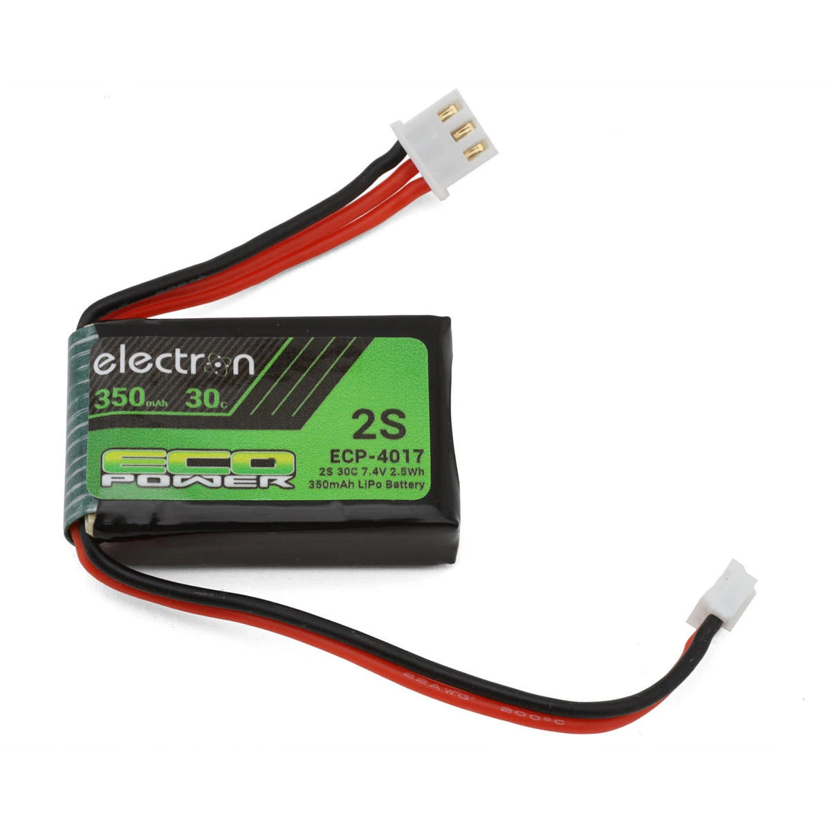 EcoPower ""Electron"" 2S 30C LiPo Battery w/PH2.0 Connector