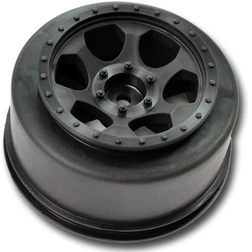 Image of Trinidad SC Wheel-Traxxas Slas Front/Black/4pcs