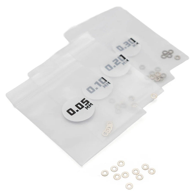 Image of MicroTune Shims - 2mm ID x 0.05, 0.10, 0.20, 0.30 - 10pcs