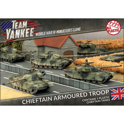 Chieftain Armoured Troop (WWIII x5 Tanks Plastic)