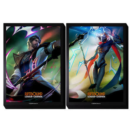 RIFTBOUND: LEAGUE OF LEGENDS TCG VENDETTA JAYCE VS VIKTOR ART SLEEVES 100CT