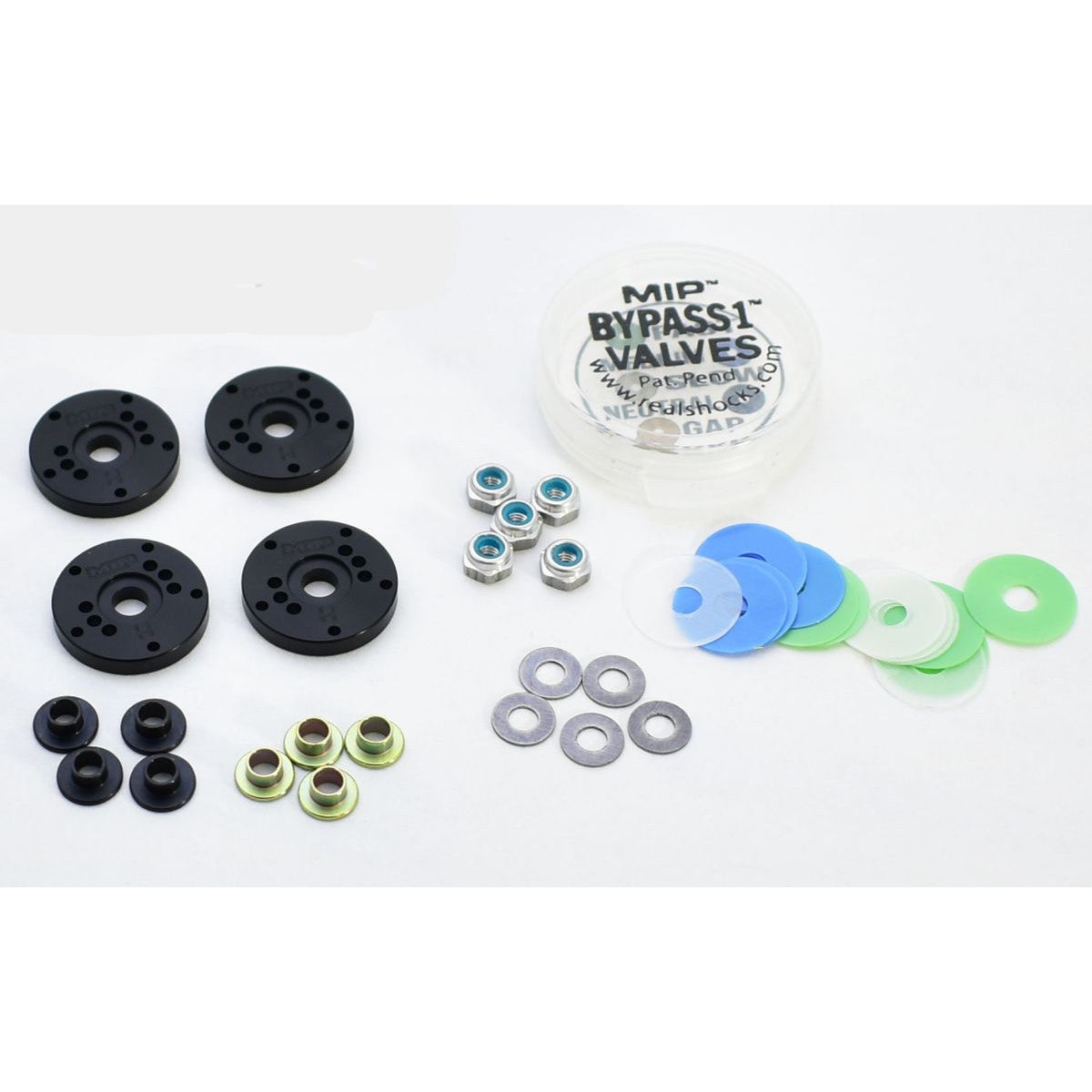 Image of Bypass1 Hi-Flow Piston Kit, 5-Hole x 1.3mm, 1/8th Scale