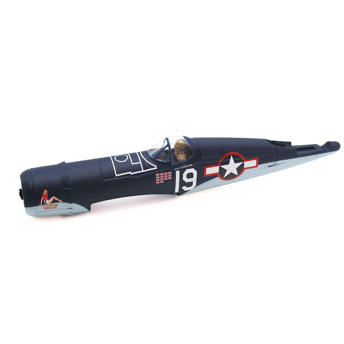 Image of Painted and Printed Fuselage; F4U BL