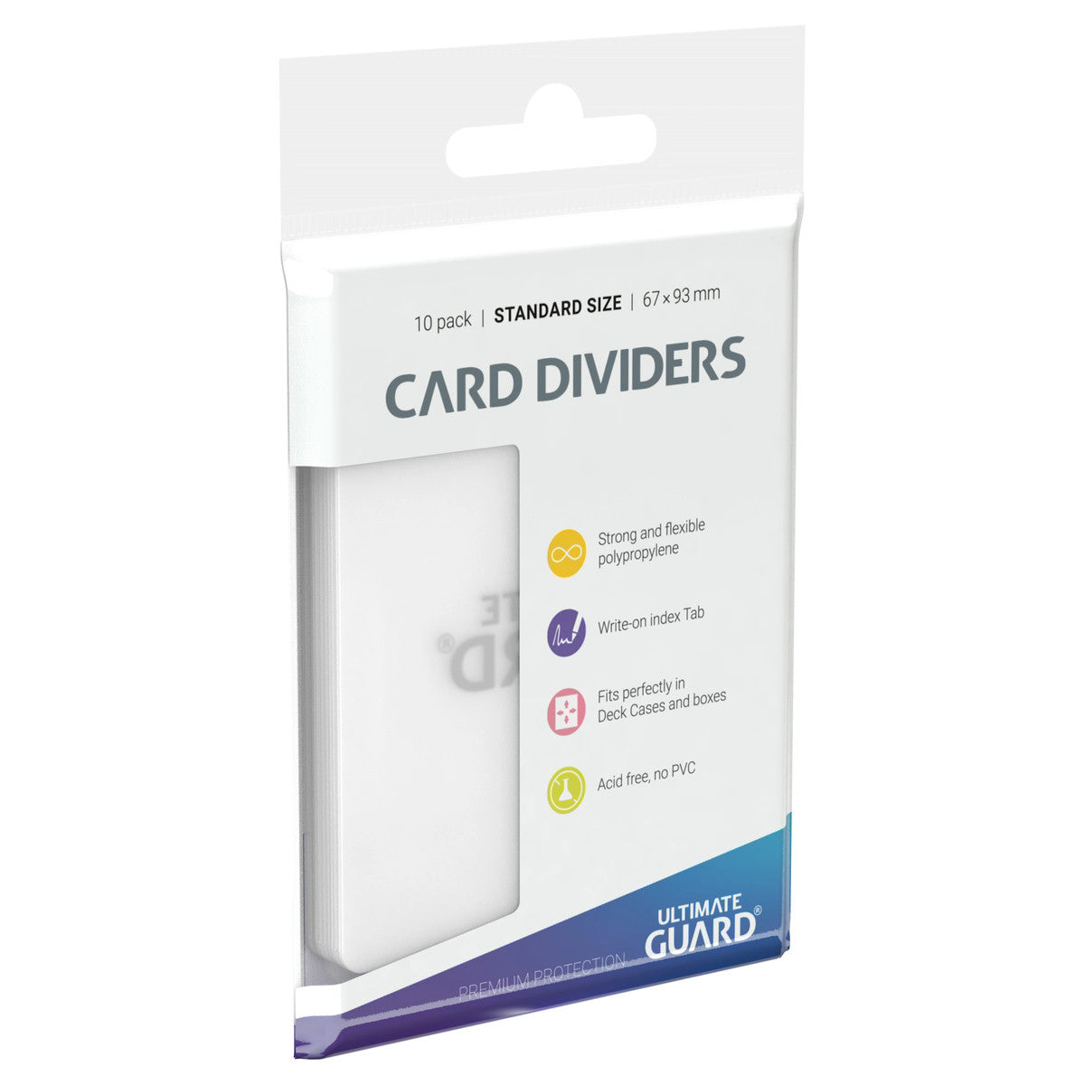 Card Dividers Standard Size Transparent