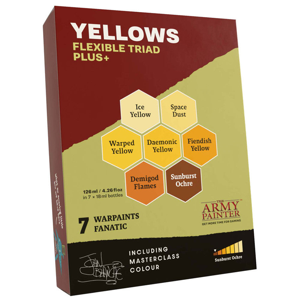 WARPAINTS: FANATIC FLEXIBLE TRIAD PLUS+ YELLOWS (5)