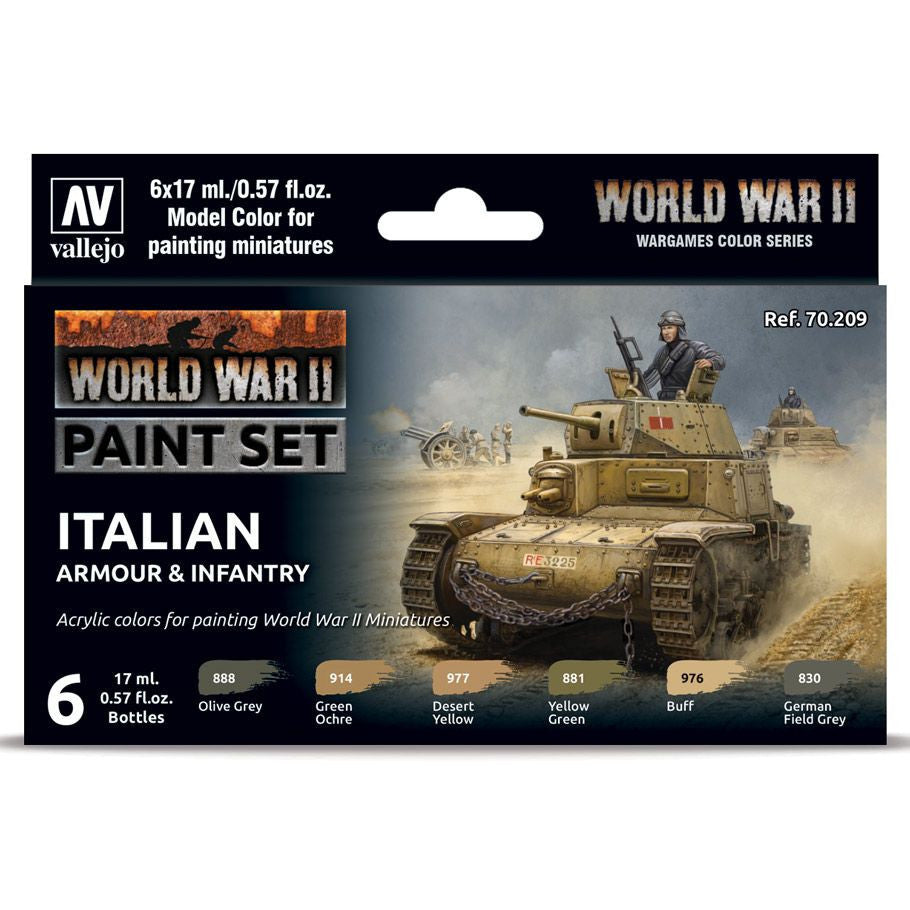 MC: WWII: Set: Italian Armour & Infantry