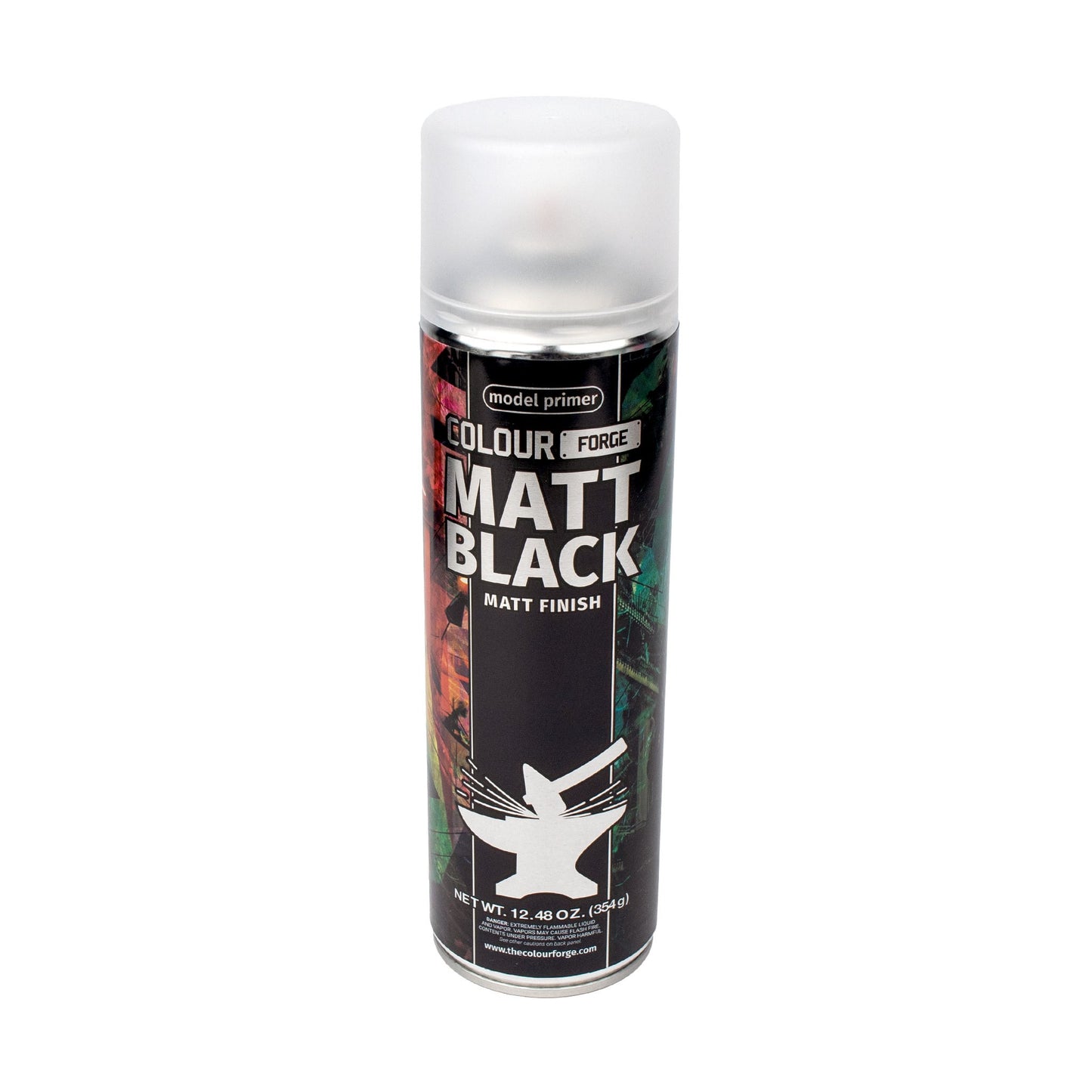 Colour Forge Spray Matt Black (500ml)