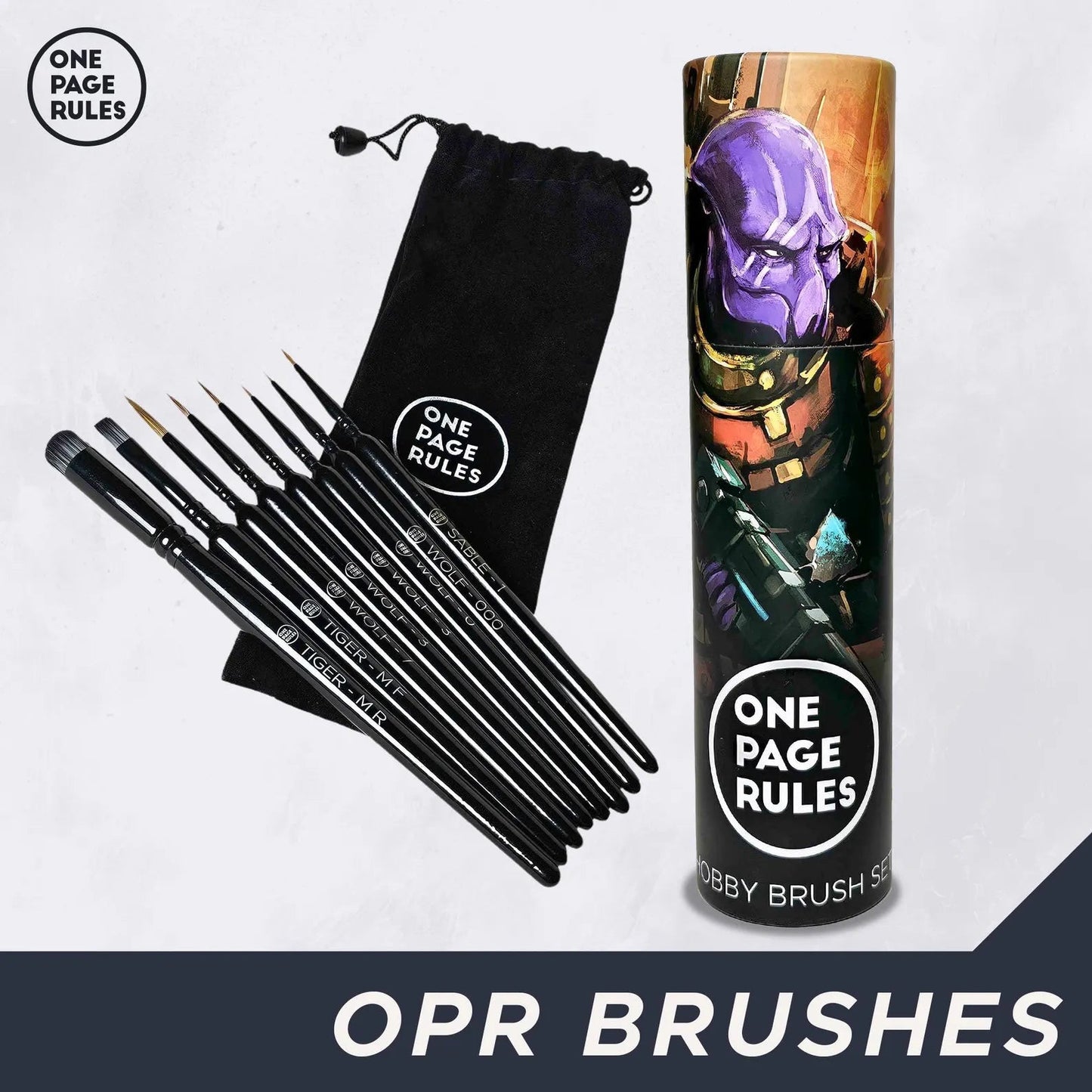One Page Rules Brush Set