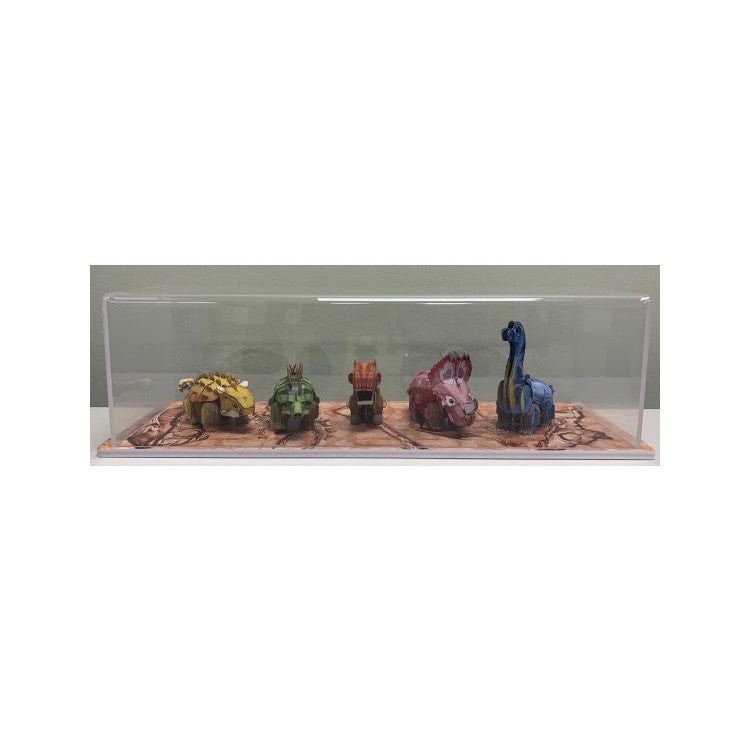 Image of Prebuilt Display Tiny Dinosaur with Display Case