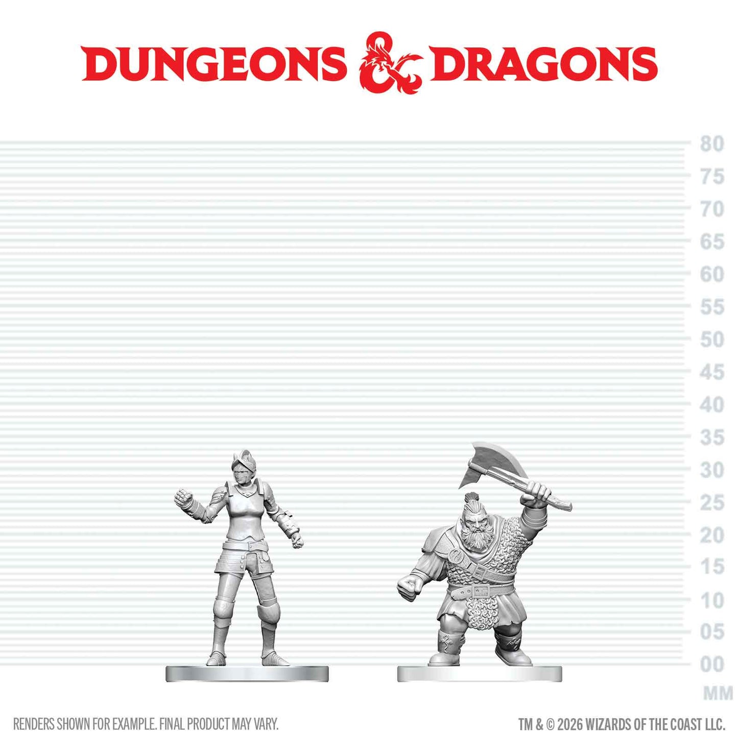 DND NOLZUR'S MARVELOUS UNPAINTED MINIATURES: W29 CULTIST OF BANE N DWARF ZHENTILAR SOLDIER