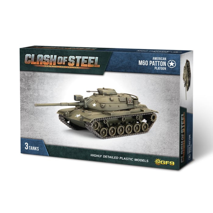 M60 Patton Tank Platoon (WWIII x5 Tanks Plastic)