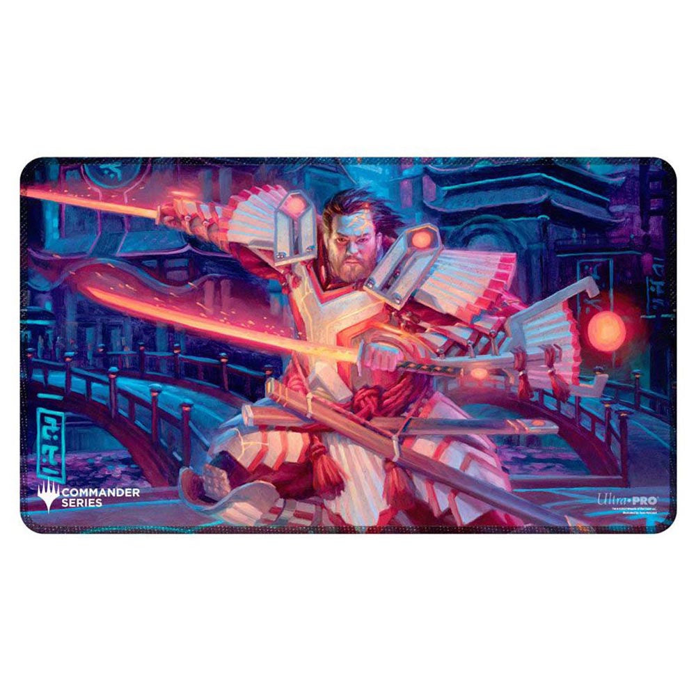 ULTRA PRO: MAGIC THE GATHERING: COMMANDER SERIES (Q1 2025 WEDGE): STITCHED EDGE PLAYMAT: ISSHIN