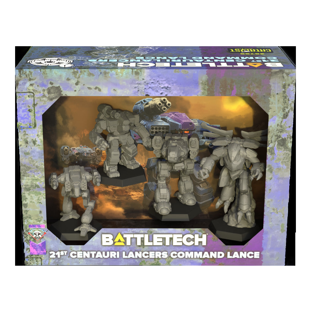 BATTLETECH: 21ST CENTAURI LANCERS COMMAND LANCE (24)