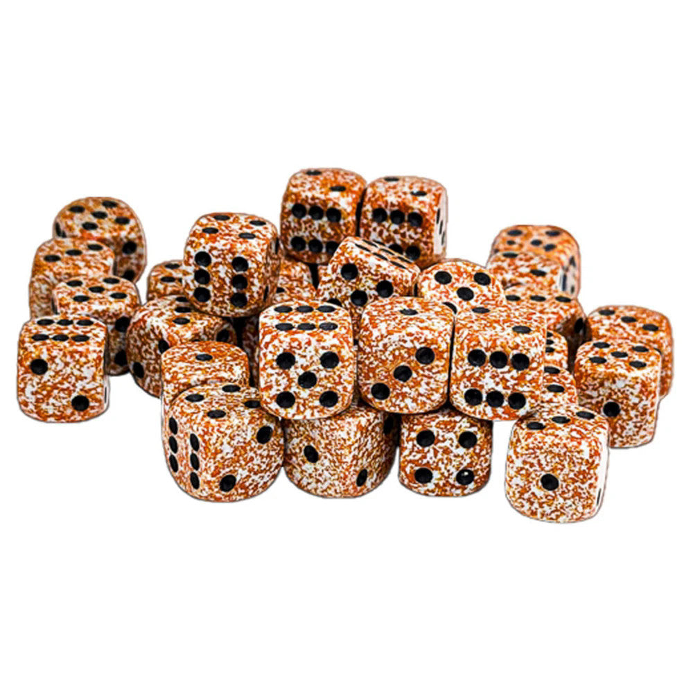 SPECKLED 12MM D6 RUST DICE BLOCK