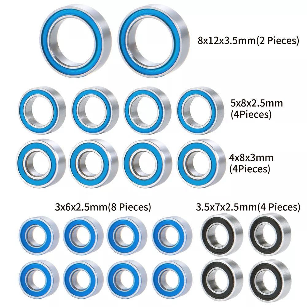 Image of 1/18 Sealed Complete Bearing Kit, for Traxxas TRX-4M