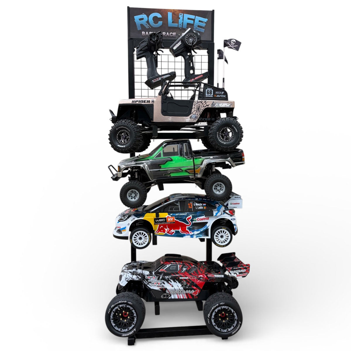 Image of 1/10 RC Car and Truck 4 Tier Pit/Display Stand