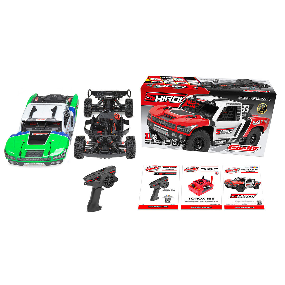Image of Shiroi XP6 1/8 6S Short Course Truck, RTR Version, Green