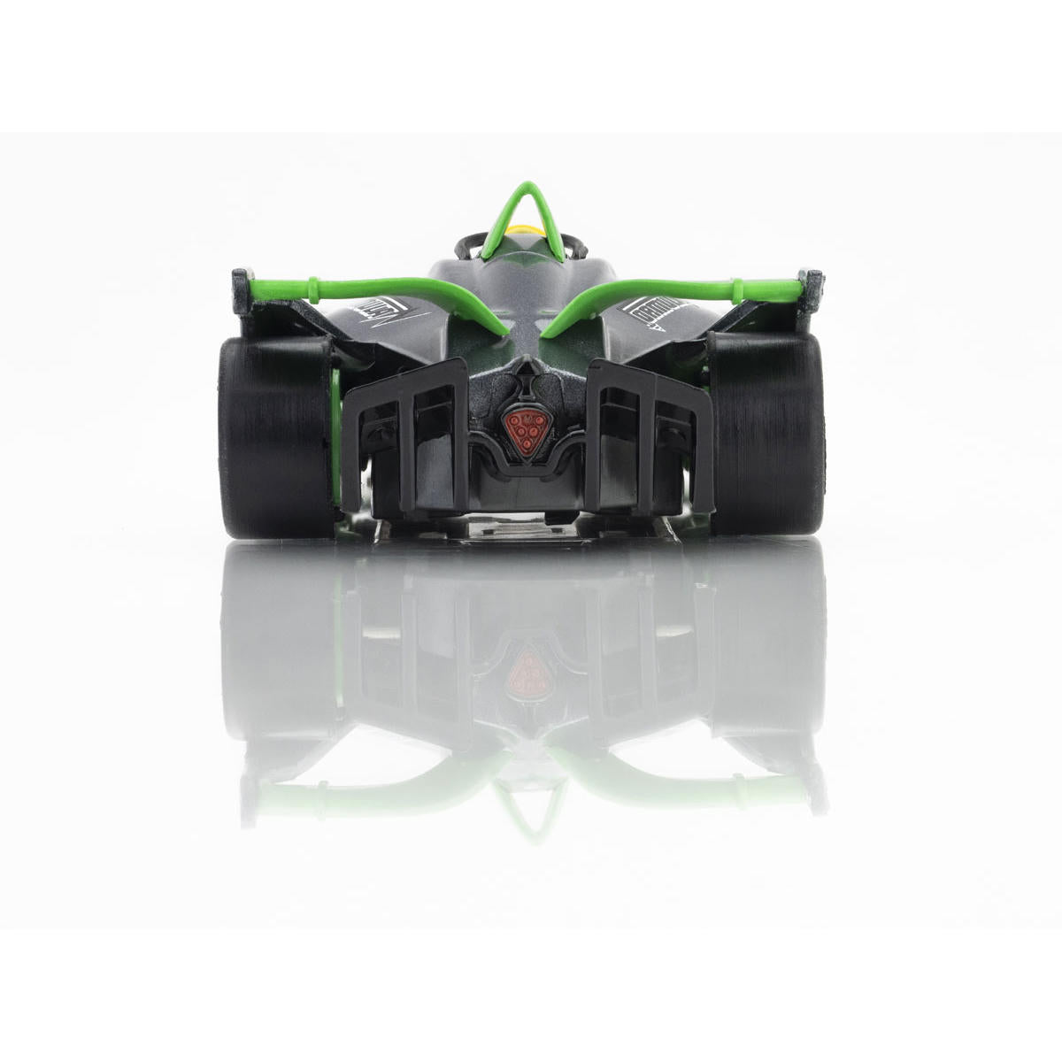 Image of Formula N #3 Silver/Green HO Scale Slot Car