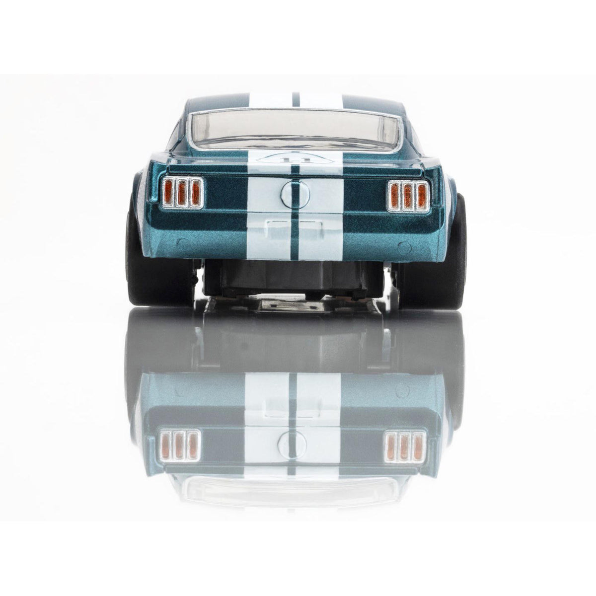 Image of 1965 Shelby Mustang GT350R Donohue Blue/White Slot Car