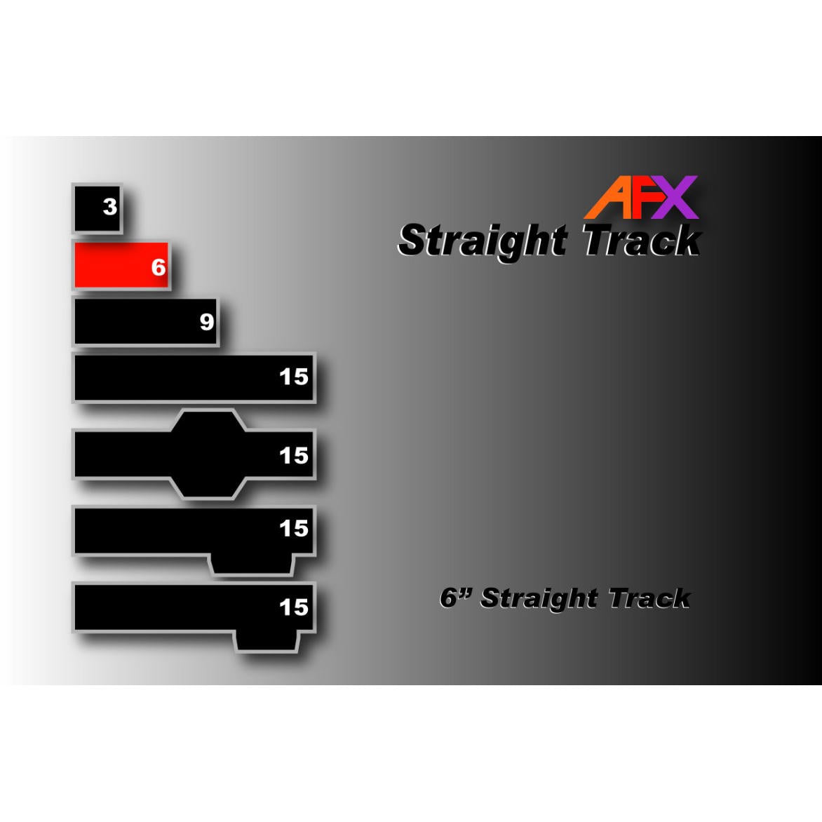 Image of Track, Straight 6 (2pcs)