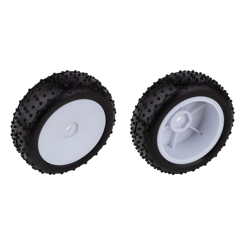Reflex 14 Mini Pin Tires Mounted on Narrow Wheels, White