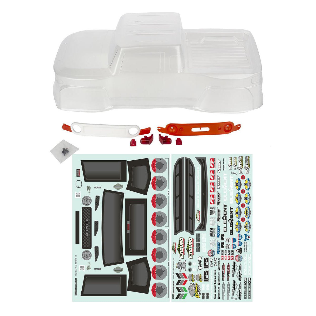 Image of Enduro SE, Utron Body Set, Clear