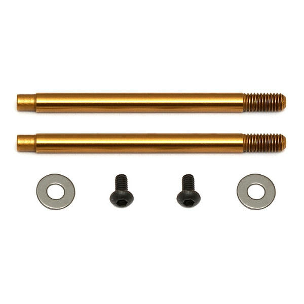 Image of Team Associated 1/10th Scale TiN 3 x 27.5mm Shock Shafts V2 (2) ASC91619