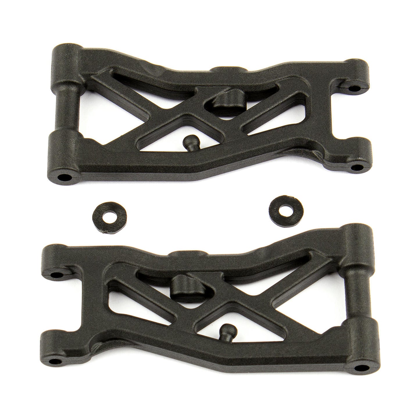 Image of Team Associated RC10 B74 4WD Buggy Front Suspension Arms ASC92128 RC10B74