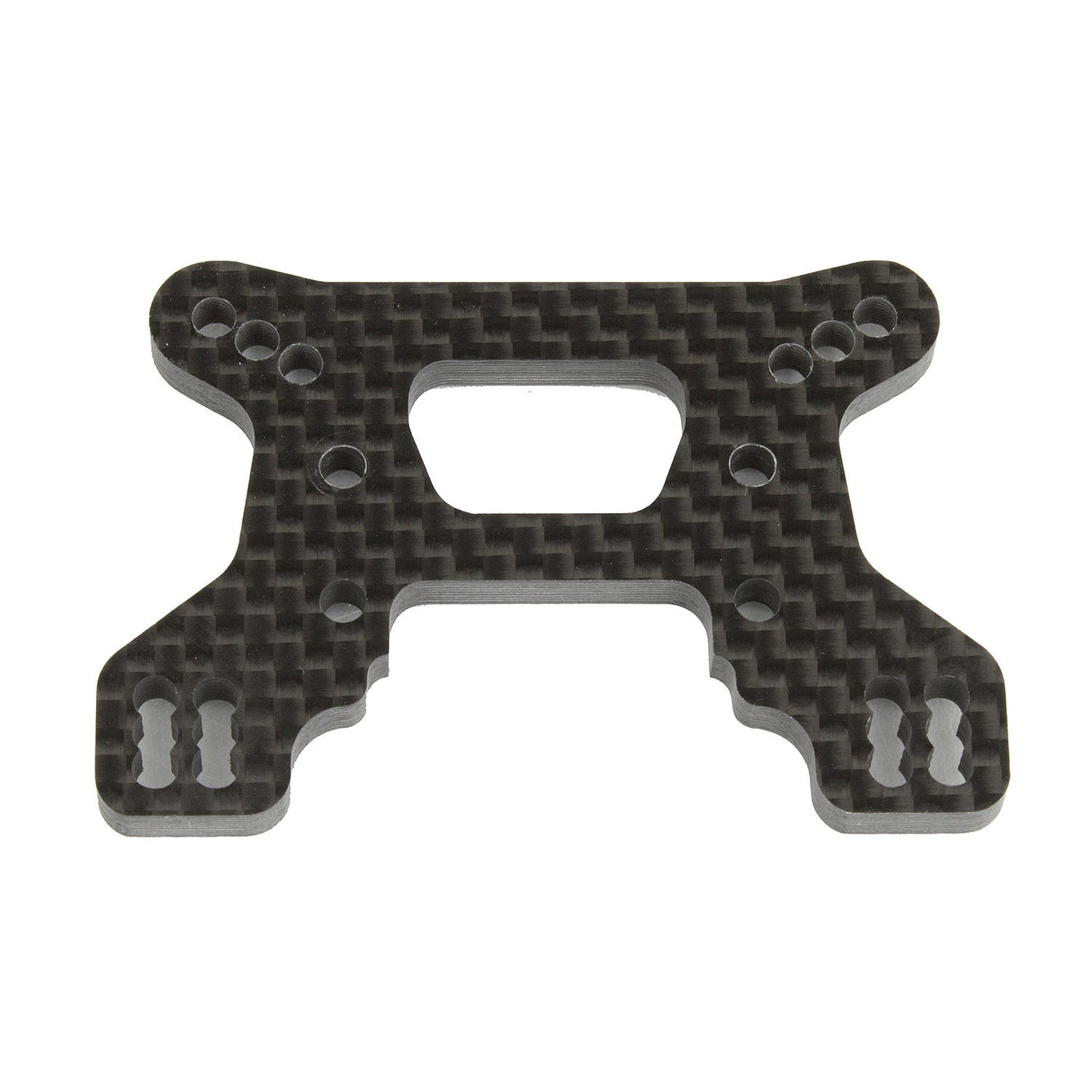 Image of Team Associated RC10 B74.1 4WD Buggy 23mm Carbon Fiber Front Shock Tower 92265
