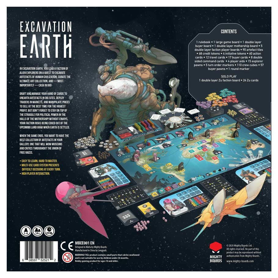 Image of Excavation Earth Board Game by Mighty Boards/Asmodee ASMEXE01