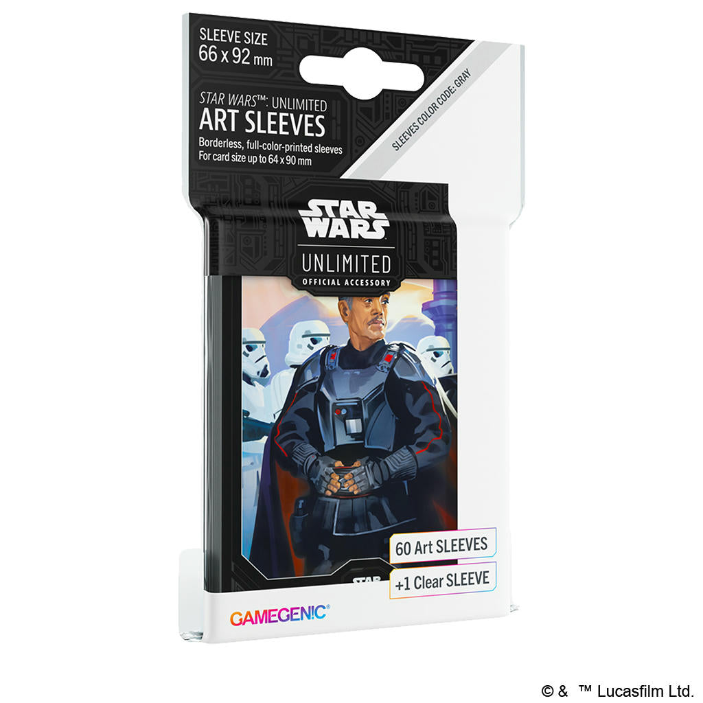 Image of Star Wars Unlimited Moff Gideon Standard 66x92mm Card Sleeves 60pcs GameGenic