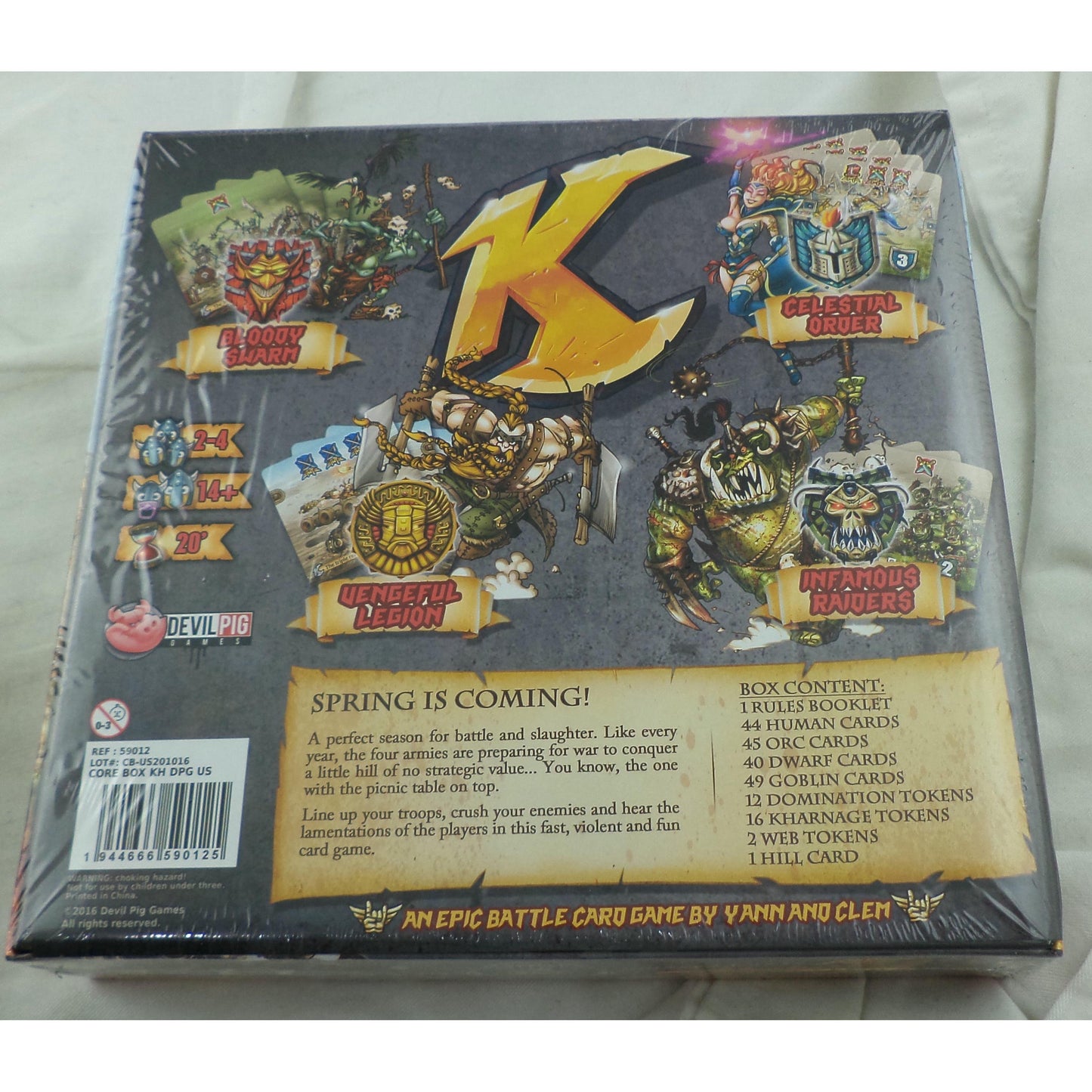 Image of Kharnage Board Game by Devil Pig Games ASMKHR01 2-4 play, 14+, 20 Mins
