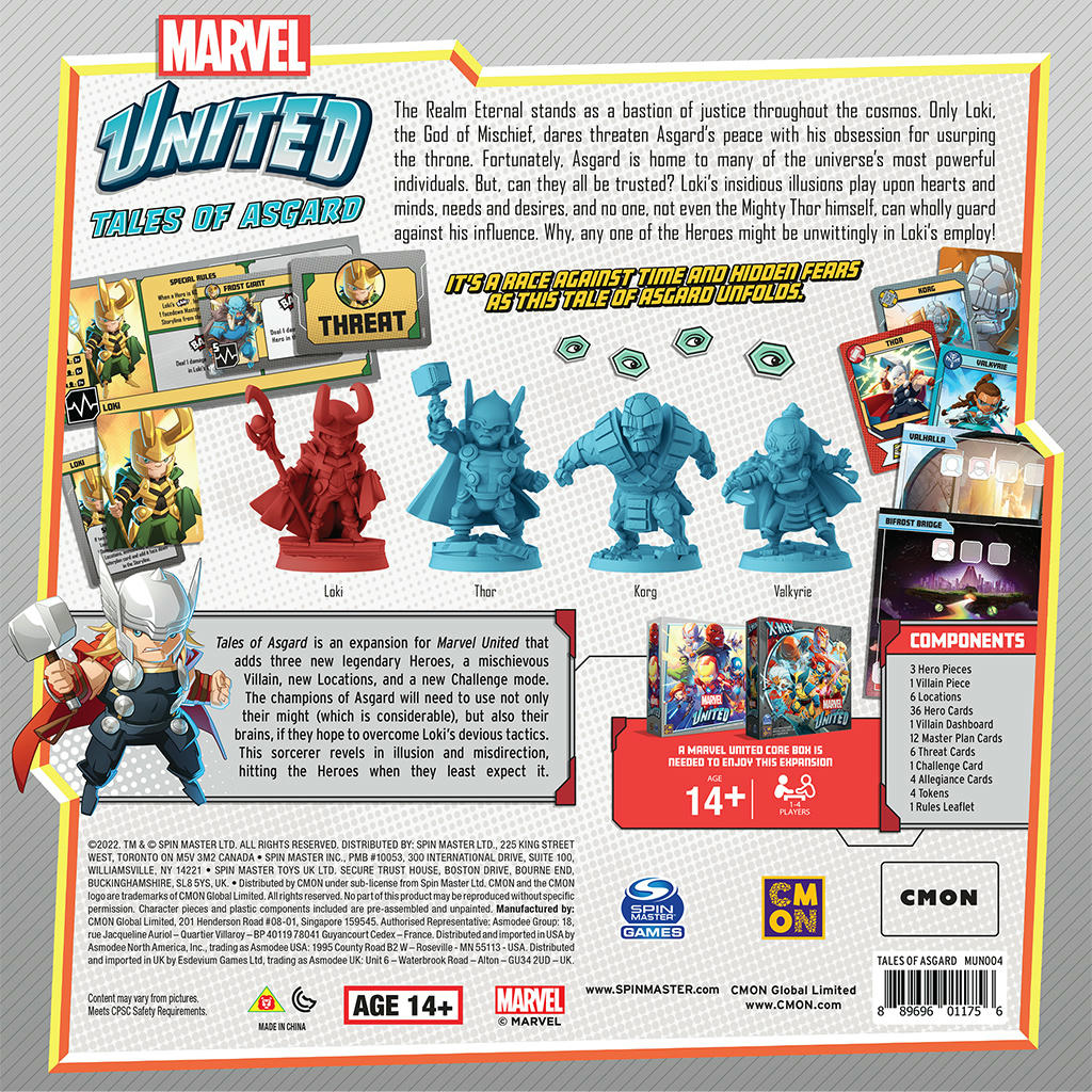 Image of Marvel United: Tales of Asgard Expansion ASMMUN004