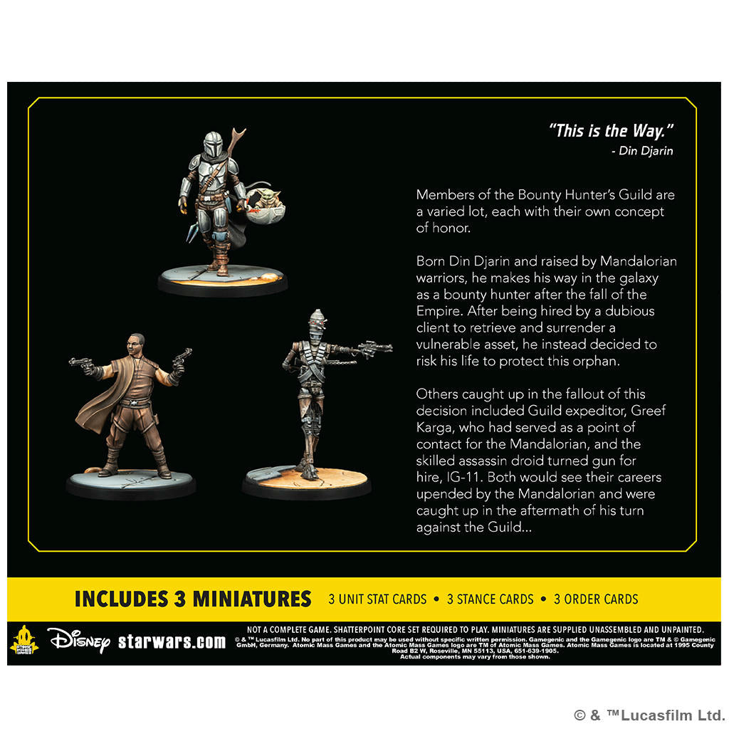 Image of Star Wars Shatterpoint Miniatures game: Certified Guild Squad Pack ASMSWP24