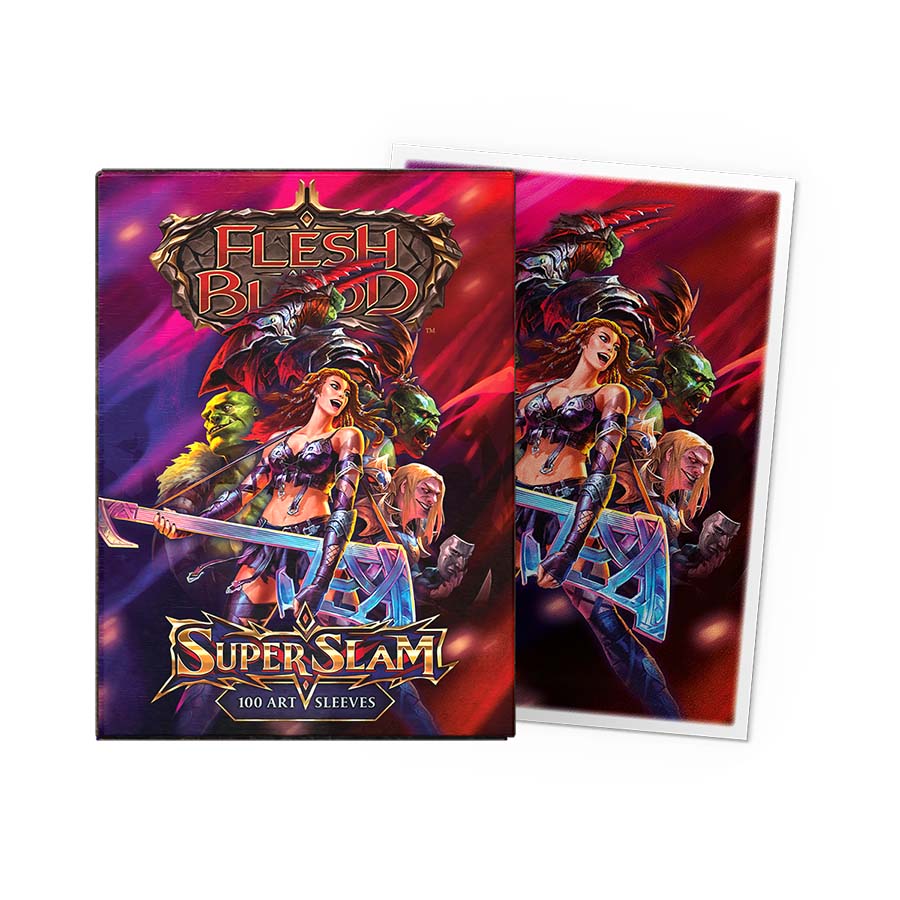 Dragon Shields: (100) Matte Art - Flesh & Blood - Super Slam