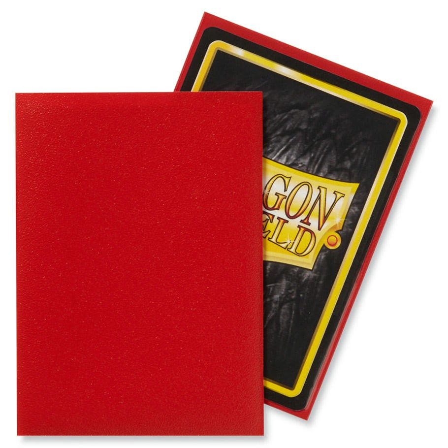 Image of Dragon Shields: (100 Sleeves) Matte Crimson by Arcane Tinman ATM11021 Standard