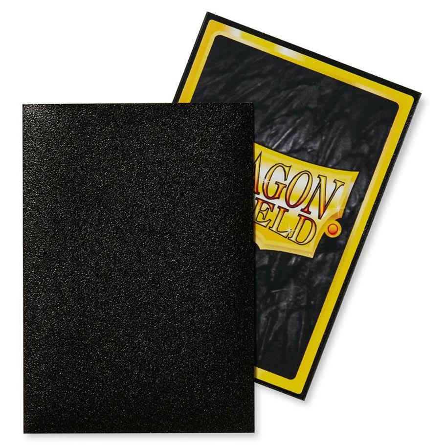 Image of Dragon Shields Matte Jet Japanese/Small Standard Protector Card Sleeves