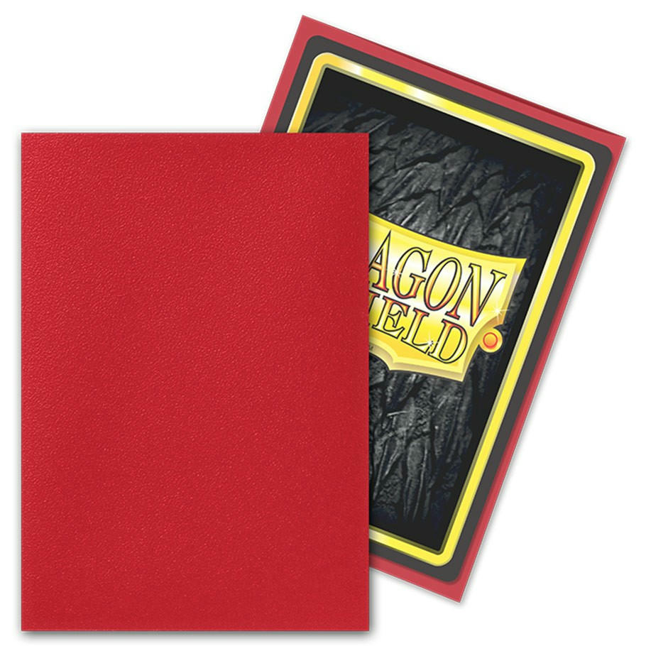 Image of Dragon Shields Matte Ruby Japanese/Small Standard Protector Card Sleeves