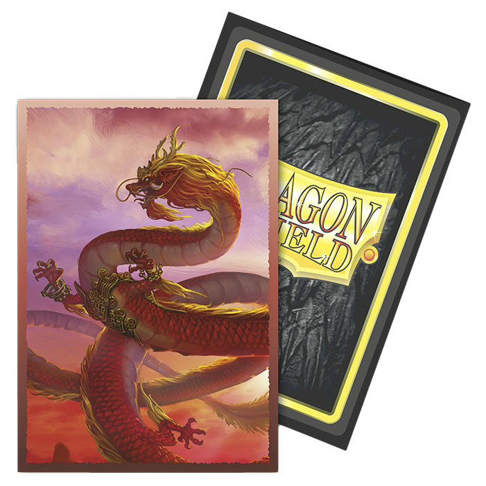 Image of Dragon Shields: 60 Deck Protect Card Sleeves Japanese Matte Dual Wood Dragon