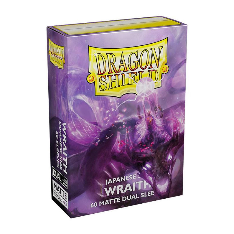 Dragon Shields: 60 Deck Protect Card Sleeves Japanese Matte Dual Wraith