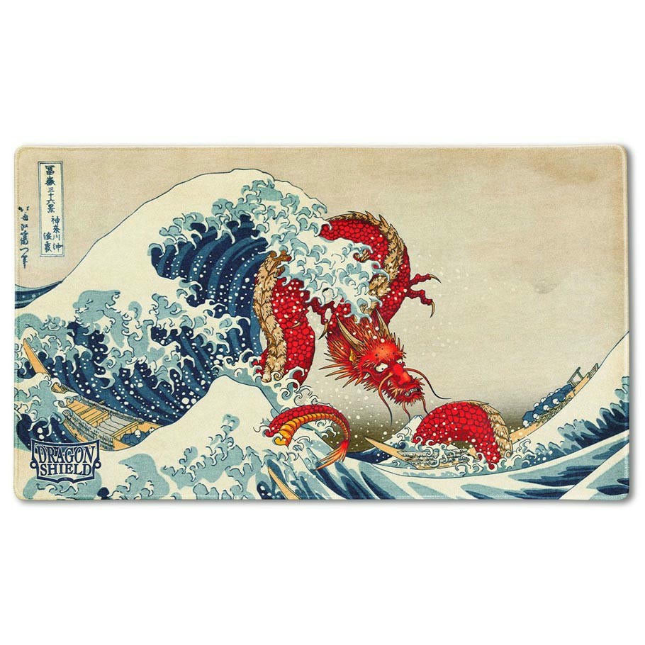 Dragon Shield PLAYMAT: Art Classic: Dragons in Art: The Great Wave