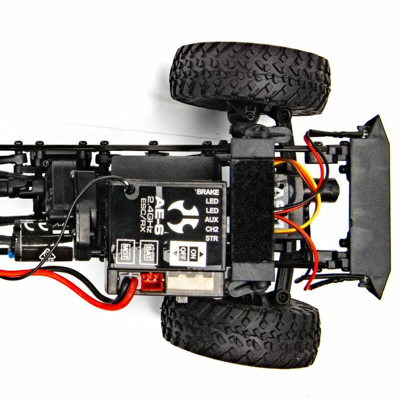 Image of Axial Racing SCX24 Jeep Wrangler Gladiator 1/24 RTR 4x4 Rock Crawler (Blue)