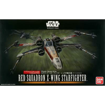 BANDAI Hobby Star Wars 1/72 X-Wing Red Squadron (Special Set)