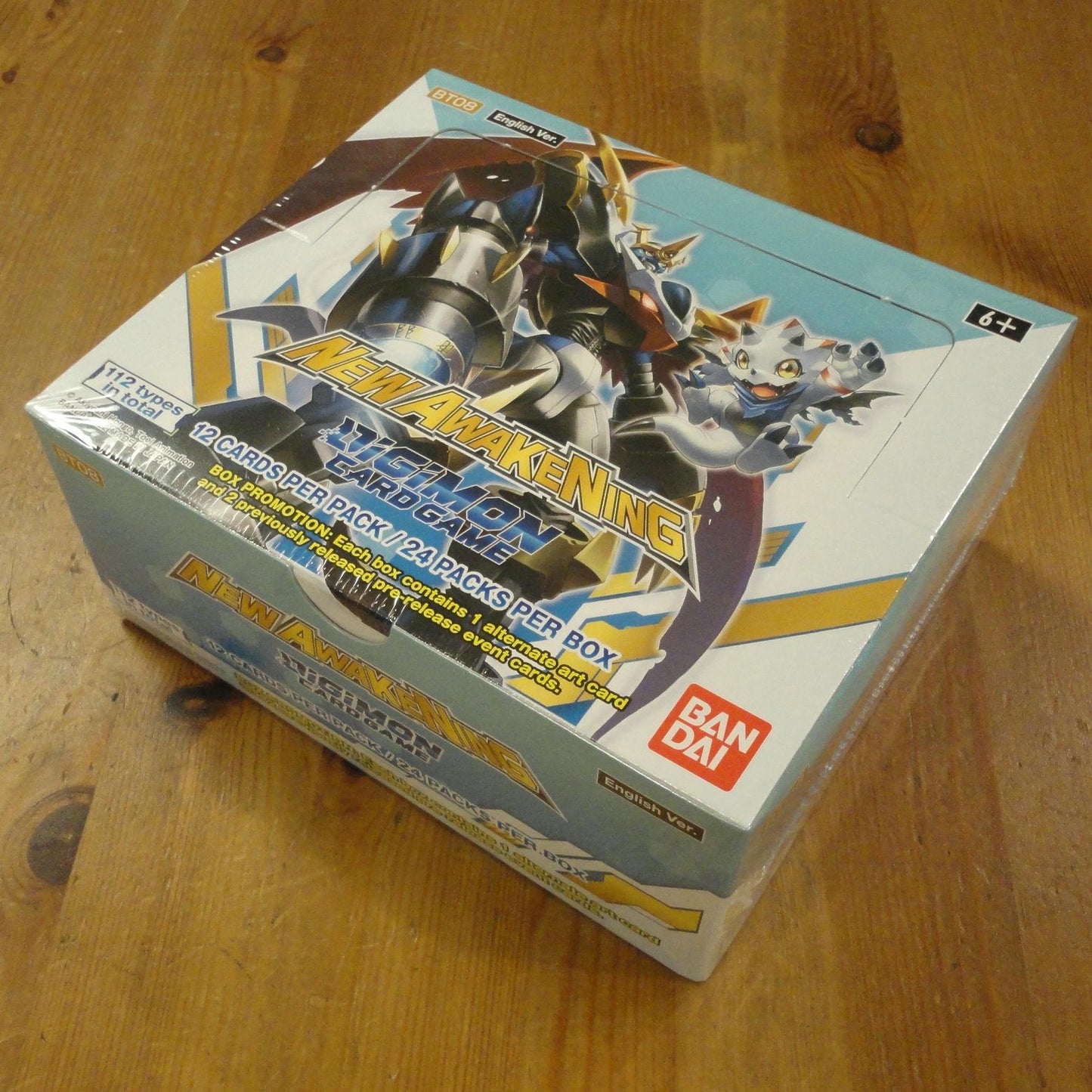 Image of Digimon TCG New Hero Awakening BT08 Booster Display Box (24 Packs) BAN2611040